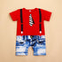 Luxury Baby Rompers Summer Style Baby Boy Girl Clothing Newborn Infant Short Sleeve Clothes Suit For Boys 1st Birthday