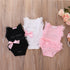 Infant Girls Bodysuits No Sleeve Baby Clothes Summer Newborn Baby Clothes Outfit Infant Romper Jumpsuit for Girls