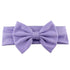 Cotton Elastic Newborn Baby Girls Solid Color Headband Bowknot Hair Band Children Infant Headband Bow for kids