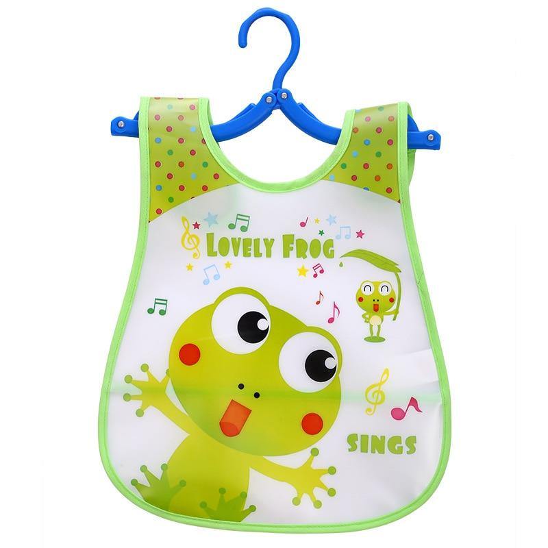 Modern Interesting Cartoon Adjustable Baby Bibs Waterproof Lunch Feeding Bibs Baby Cartoon Feeding Cloth Children Bib For Kids