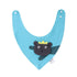 Baby Bibs Waterproof Triangle Cotton Cartoon Child  Dribble Bibs Newborn Absorbent Cloth Bib for Kids in Cat Design