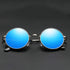 Luxury Elegent Retro Round Sunglasses Mirror Round Sunglasses Polarized Glasses  For Men and Women With UV400 Protection