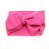 Adjustable Big Bow Headwrap  Top Knot Headbands Over Sized Bow Hair Turban for Newborn Girl