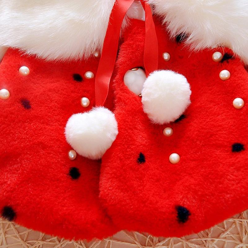 Baby Toddler Clothes Cute Fleece Fur Winter Warm Coat / Jacket for Kids Outerwear In Modern New Style