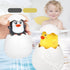 Modern Baby Bathing Toy Kids Cute Duck Penguin Egg Water Spray Sprinkler Bathroom Sprinkling Shower Toys For Kids