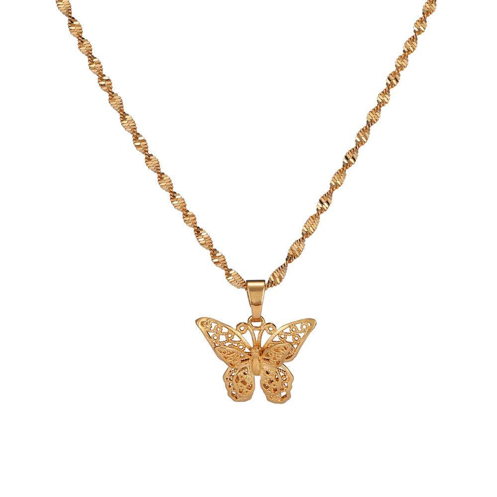 Butterfly Statement Necklaces Pendants for Woman Perfect Gift Luxury Jewelry Style