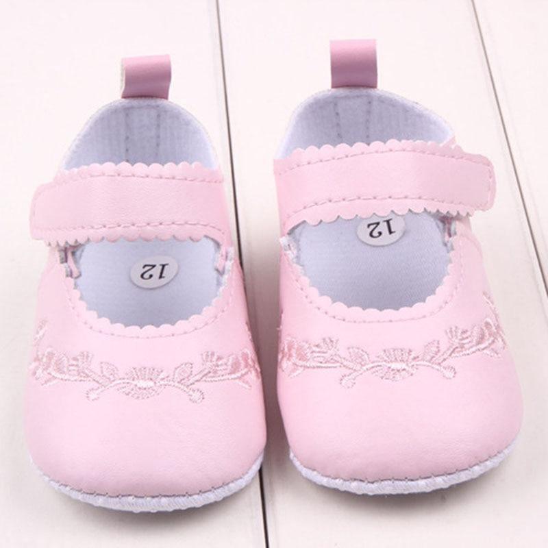 Newborn Baby Girl Shoes First Walkers Lovely Sneakers Infant Kids Girls Princess Shoes