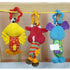 Colorful Baby Kids Rattle Toys Cartoon Animal Plush Hand Bell Baby Stroller Crib Hanging Rattles For Infant Baby Toys