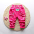 New Spring 100% cotton High-quality Cute Butterfly Embroidery Pattern Baby Girls Pants For 0-3 year Baby Girl