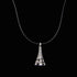 Popular Female Transparent Luxury Line Diamond Necklace In Silver Color Invisible Chain for Women In Modern New Style