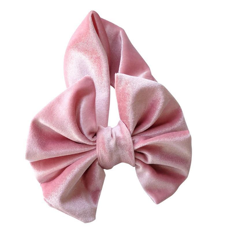 Baby Headband Big Bowknot Baby Girl Bright Colors Headband For Newborn Bow Hair Band Children Head Wrap Hair Accessories