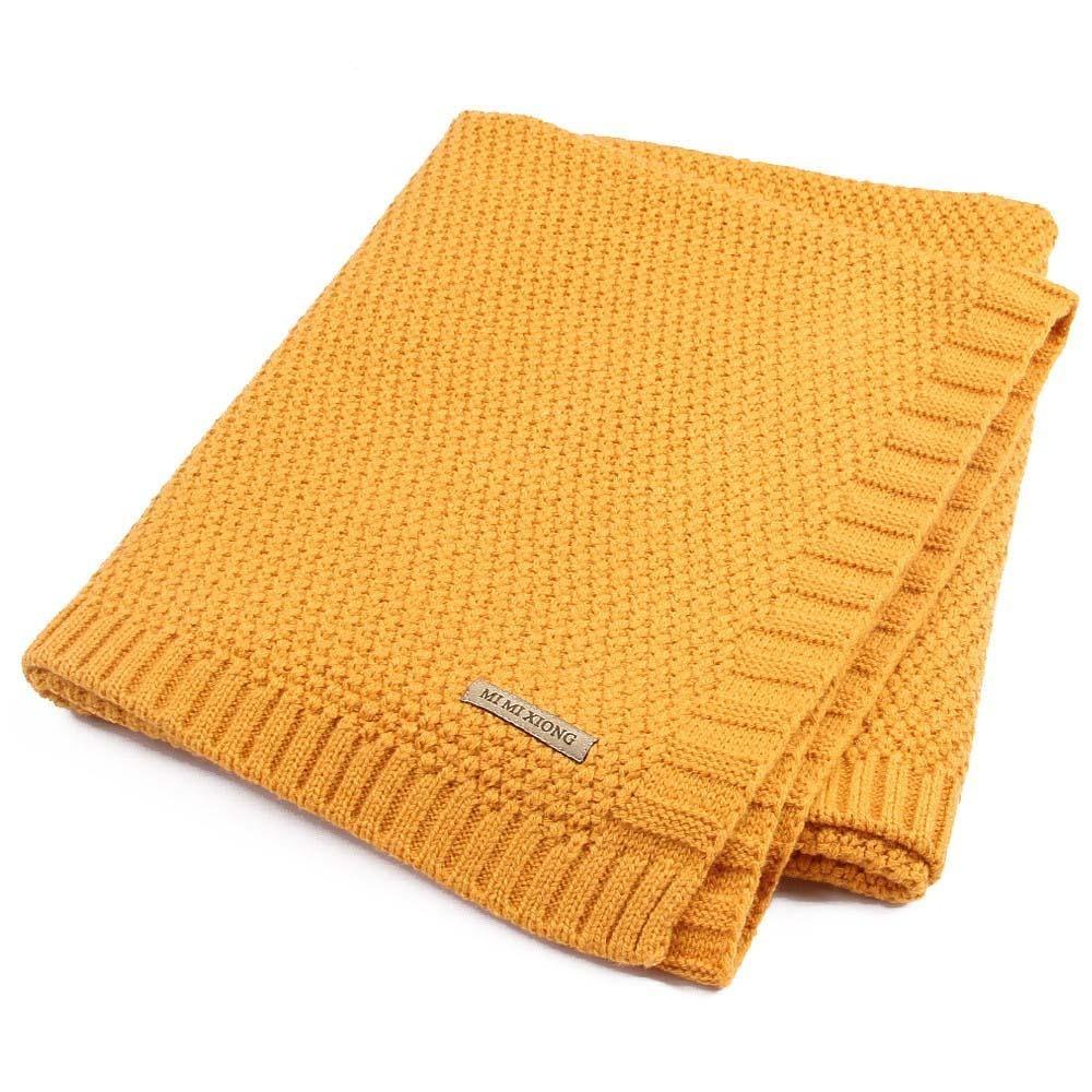 Baby Blanket Knitted Newborn Swaddle Wrap Blankets Super Soft Toddler Infant Bedding Quilt For Bed Sofa Basket Stroller