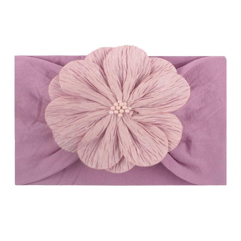 Modern Baby Headband Turban Flower Bow Newborn Baby Girl Headbands Elastic hairband For Girls Baby