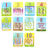 New Magic Doodle Card Water Drawing Card Kids Learn Number/Color/Shape in English 8/10 Pcs with 1 Pcs Water Pen Coloring Toy