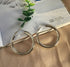 New Minimalist Gold Metal Large Circle Geometric Round Big Hoop Earrings for Women and Girl In Wedding Party Jewelry Style