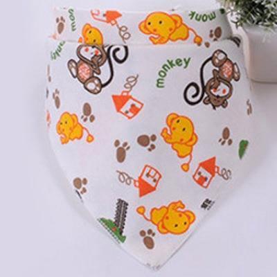 Baby Bibs Cute Cartoon Pattern bib  Burp Cloths Saliva Towel Cotton Infant Burp Cloths Bib For Kids