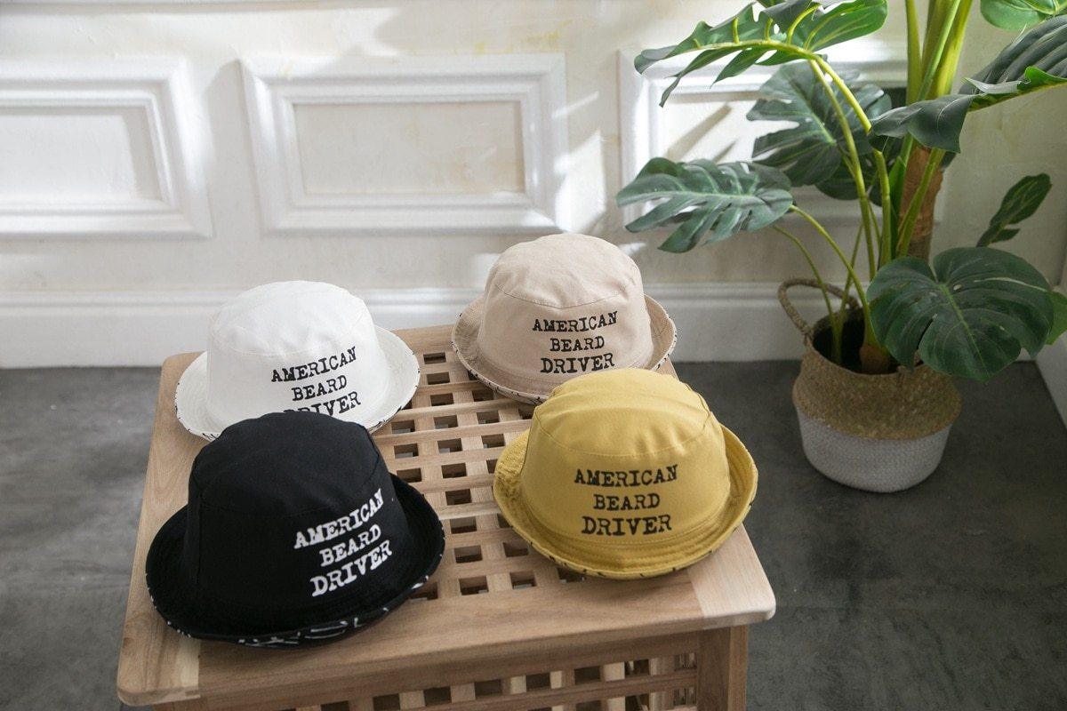 Children Summer Hat Double Sided Sun Caps For Boys And Girls Letter Printing Fisherman In Modern New Design