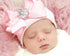 Cute Newest Newborn Baby Girl Comfy Bowknot Cap Elegant Beanie Design Fashionable Babies  Hat