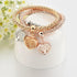 Shiny Elegant New Fashion Modern Luxury Heart Bracelet And Bangles Popcorn Chain Set Friendship Bracelets for Girls