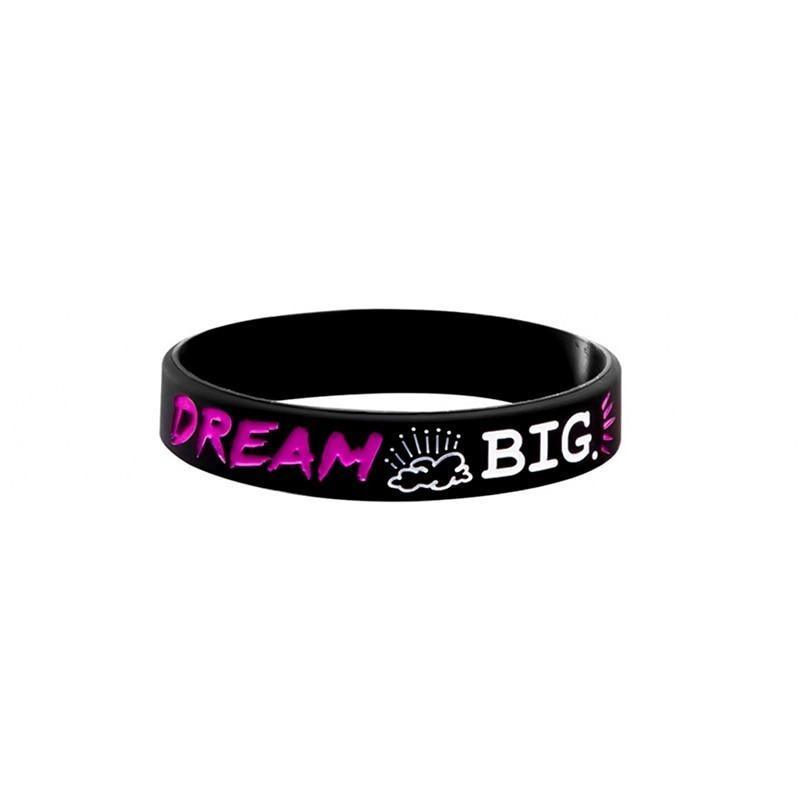 Dream Inspire Motivation Bracelets Silicone Wristbands Cool Style Perfect Gift For Men And Women