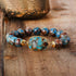 Handamde Men and Woman Bracelet Stone Tibetan Beads Women Stretchy Bracelets Yoga  Elastic Charm Bracelets Luxury Jewelry