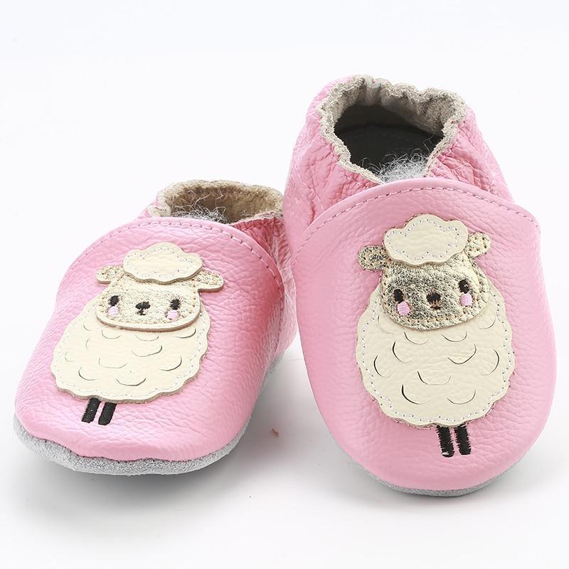 Newborn Soft Genuine Leather Anti Slip High Quality Baby Shoes First Walkers Baby Skid-Proof Shoes