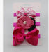 Handmade Vintage Retro Baby Elastic flower Headband Bowknot Hairband Toddler Infants For Baby