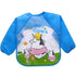 Waterproof Long Sleeve Girl Bibs Kids Burp Cloth Feeding Bib with Pocket Bib For Kids