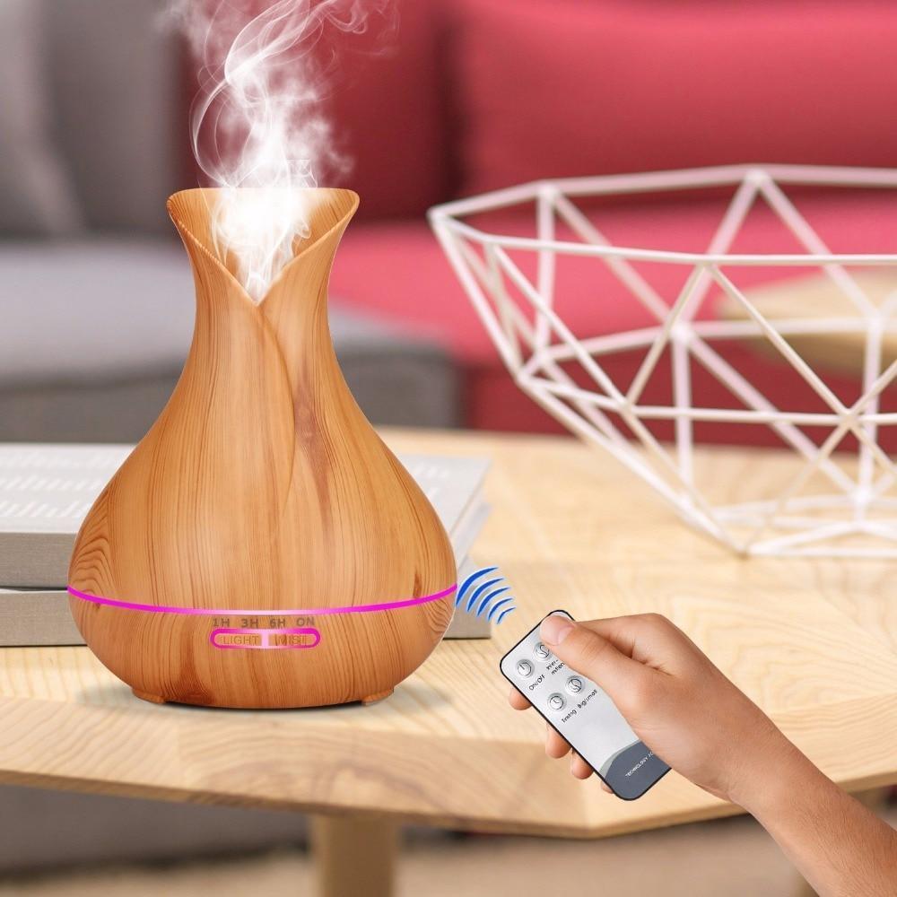 500ML Essential Oil Diffuser Waterless Auto Off,Seven Color Ultrasonic Aromatherapy Humidifier with Adjustable Mist Model,Diffuser for Bedroom Bathroom Home Office spa Yoga