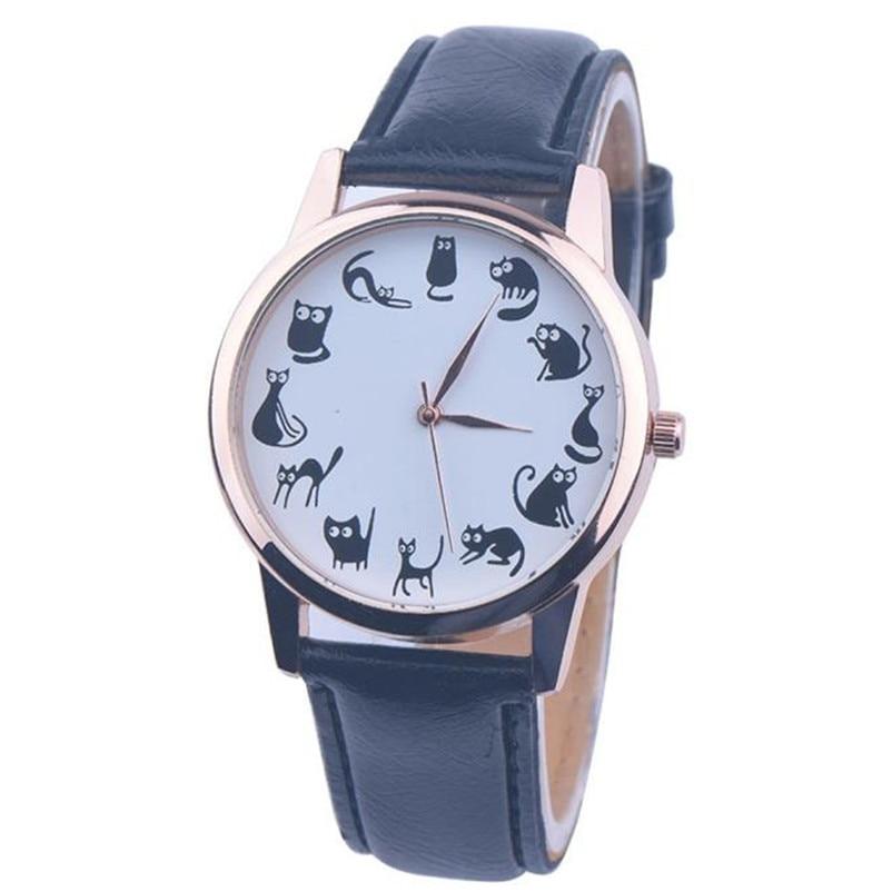 Women Cat Watch Classic Quartz Watch Brand Casual Elegant Watch in 8 Colors Hot Sale For Women Ladies and Girls