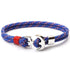 Luxury Modern Handamde Multilayer Anchor Bracelets Charm Survival Rope Chain Fashion Jewelry Bracelet For Men and Women