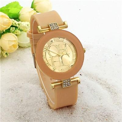 New STEVVEX simple leather Casual Quartz Watch Women Crystal Silicone Watches Wrist Watch Hot sale For Women and Girls