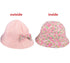 Modern Baby Girls Sun Hat Cotton Baby Hat Kids Child Cap Bowknot Flower Print Bucket Hat Double Sided