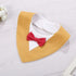 Infant Kids Bibs For Boy/Girls Newborn Feeding Waterproof Toddlers Soft Bow Burp Tie Scarf For Children