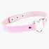 New Fashion Women Men Cool Punk Goth  Heart-Shape Leather Collar Choker Necklace Jewelry Accessories