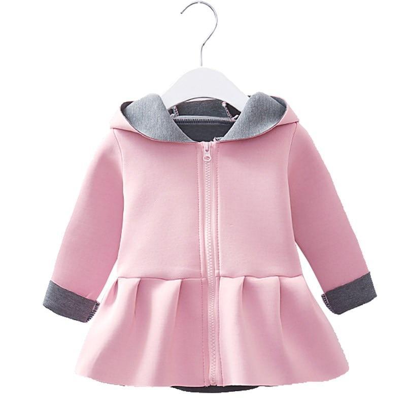 Luxury Modern Designer New Winter Baby Outerwear Hooded Printed Cotton Padded Jacket and Coats For Babies and Girls Kids