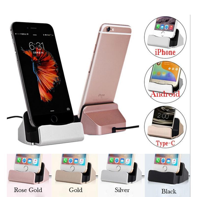 USB Cable Sync Cradle Charger Base For Android Type C Stand Holder Charging Base Dock Station