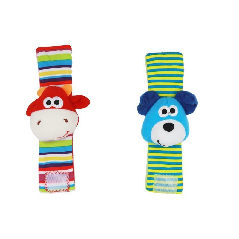 Colorful Wrist Rattles Infant Baby Kids Socks Rattle Toys Foot Socks Educational Toy High Quality Babies Gift