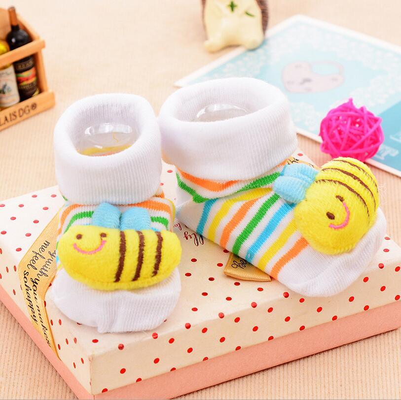 Cotton Baby Socks Rubber Anti Slip Boy Girl Floor Kids Toddlers Autumn Spring Cartoon Infant Newborn Sock