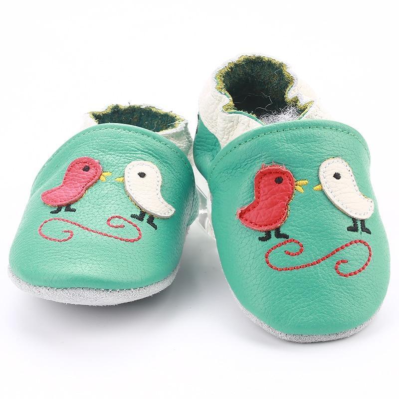 Newborn Soft Genuine Leather Anti Slip High Quality Baby Shoes First Walkers Baby Skid-Proof Shoes