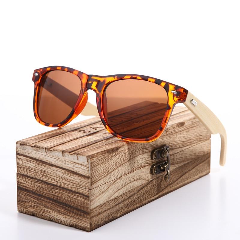 New Pink Sunglasses Wood Bamboo Sunglasses Fashion Mirror Sunglasses Brand Designer Glasses For Women and Men With UV400 Protection