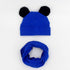 Baby Hat Cotton Ear Cap For Boys And Girls Winter Hat Scarf Set Children Boys Cap Scarf