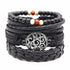 Handmade Modern Fashion New Luxury Wood Bead Charm Amazing Premium Leather Elegant Bracelet For Women