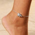 Modern New Stainless Steal Bohemian Beads Ankle Bracelet for Women Round Tassel Anklet Foot Jewelry Accessories