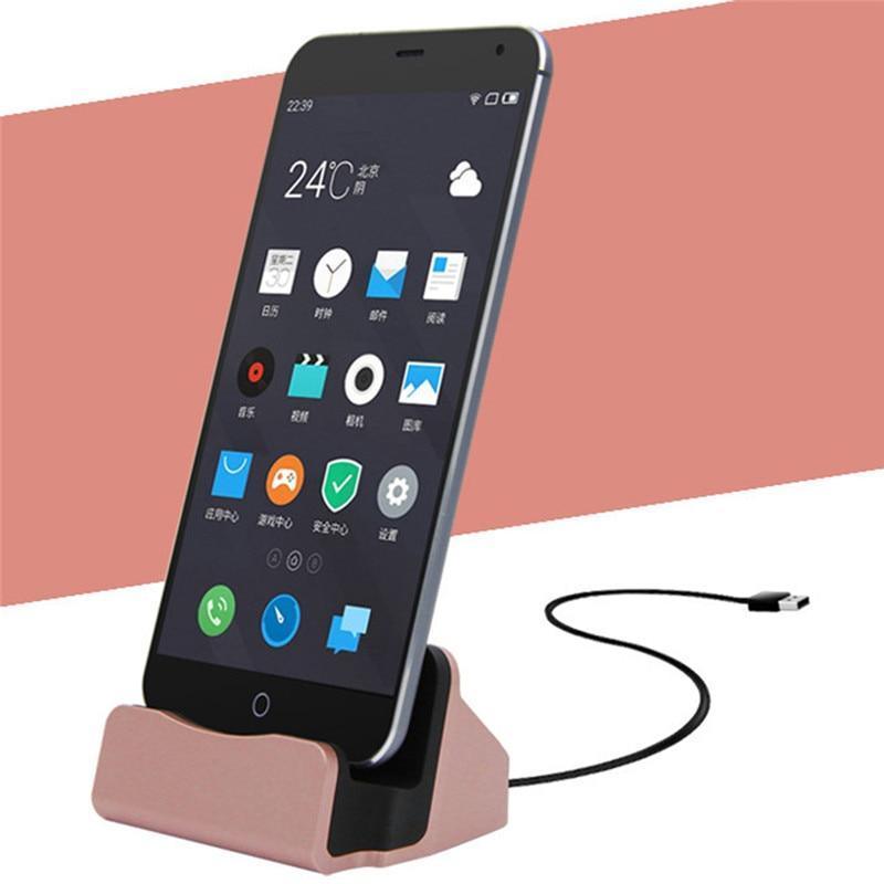 USB Cable Sync Cradle Charger Base For Android Type C Stand Holder Charging Base Dock Station