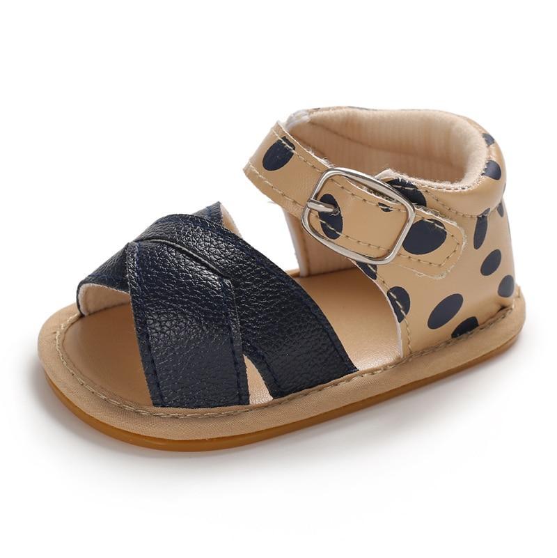 Stylish Summer Baby Kid Boy Girl Sandals Prewalker Newborn Leather Soft Sole Comfortable Crib Shoes