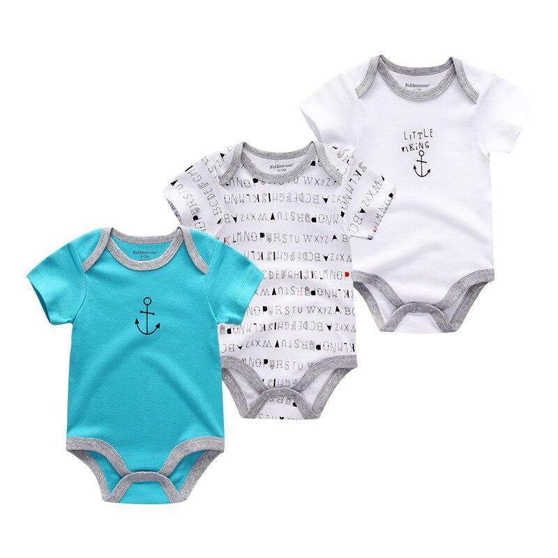 Modern 3PCS Baby Girl And Boy Newborn Boy Short Sleeve Baby Romper Jumpsuit Set For Boys and Girls