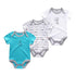 Modern 3PCS Baby Girl And Boy Newborn Boy Short Sleeve Baby Romper Jumpsuit Set For Boys and Girls