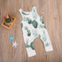 New Infant Baby Girl Boy Cactus Printed Romper Sleeveless Jumpsuit Playsuit Outfit For Girls And Boys In Modern Style