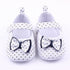 Baby Summer Shoes Anti-slip Sole Crib Shoe Bowknot Dot Print Casual For 3-12 Months Baby